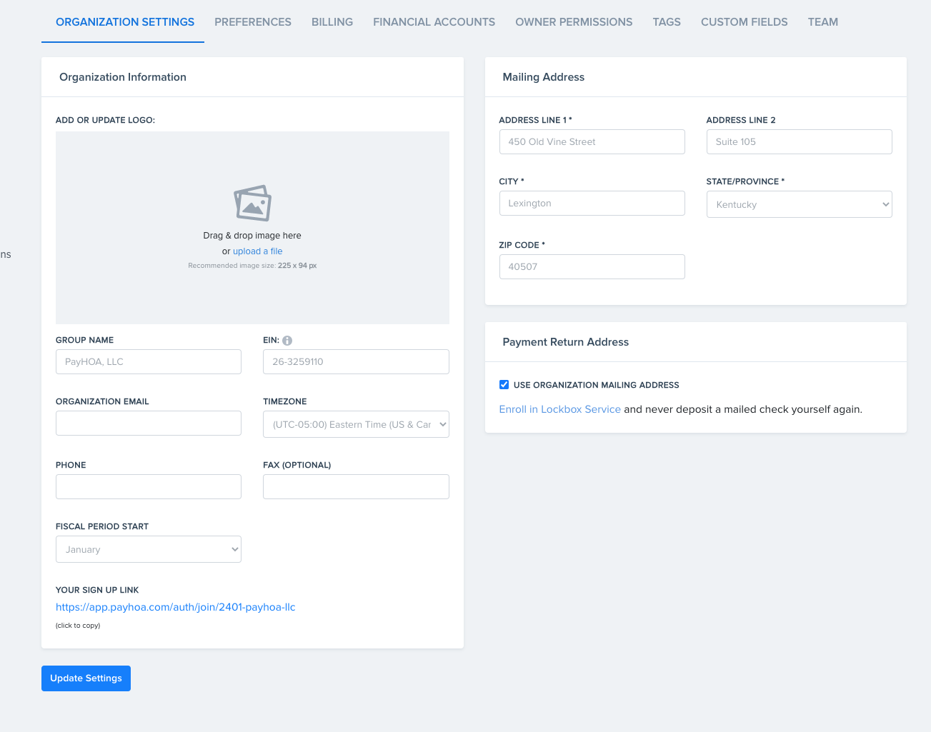 HOA accounting software comes with lockbox functionality