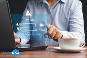 HOA app and a self-service portal
